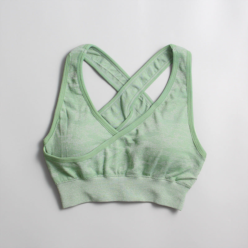 Wholesale Camouflage Quick Drying Exercise Sets for Women's Fitness Nylon Yoga Clothes